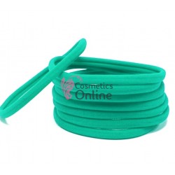 Bentite de par elastice pentru scoala sau sport BDP023 Turcoaz - 6 bucati 